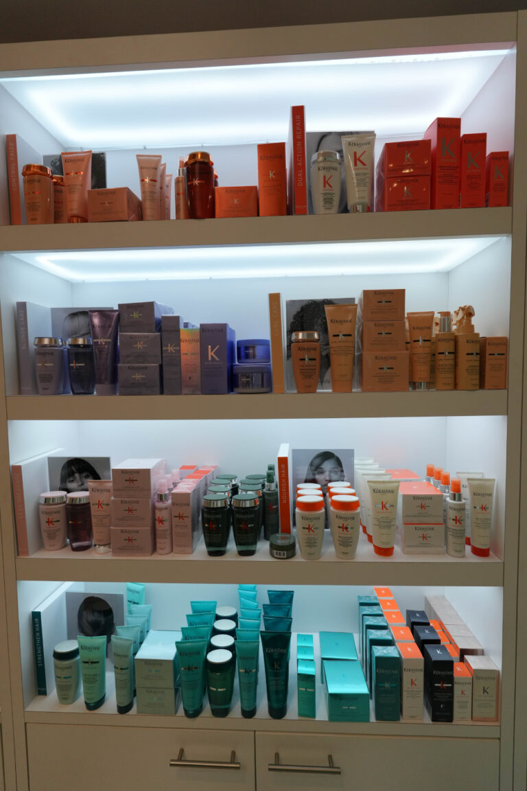 Professional hair care products at MKP Salon